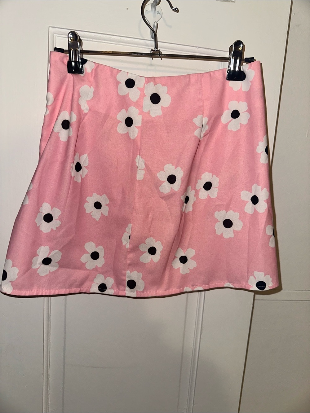 Princess Polly Pink Floral A-Line Skirt